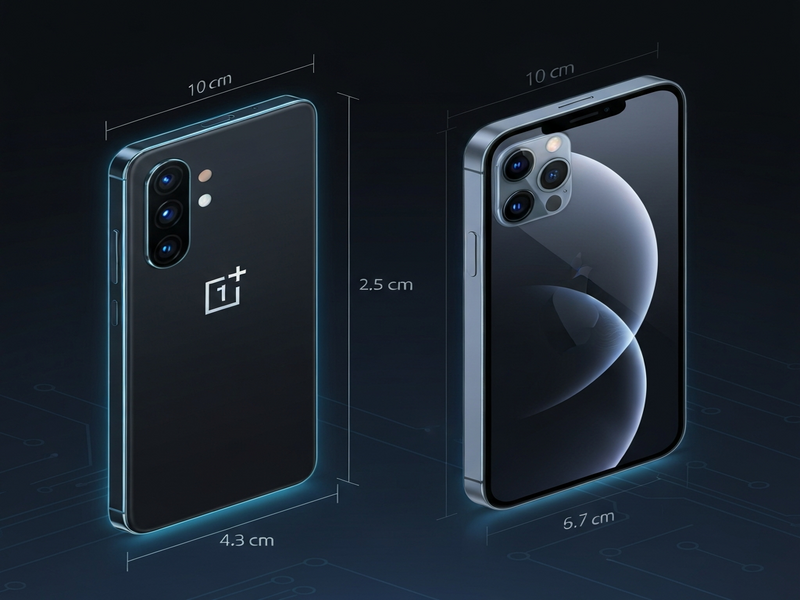 OnePlus 15 vs iPhone 17 Pro Max comparison chart