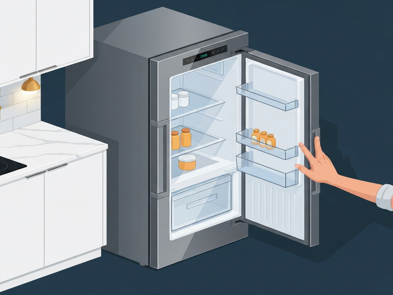 Samsung Family Hub smart fridge with voice‑controlled door and AI Vision