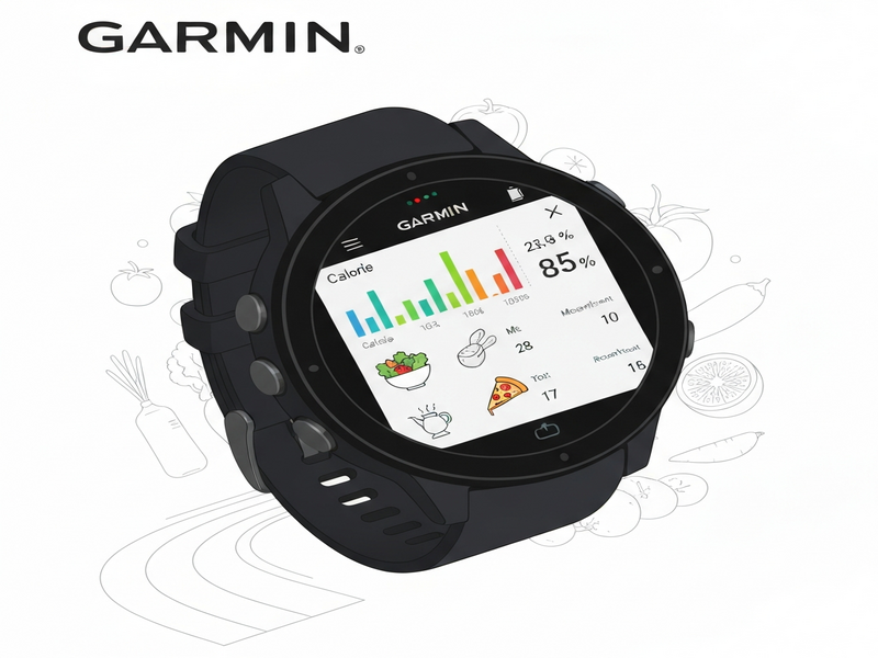 Garmin Connect Plus nutrition tracking dashboard
