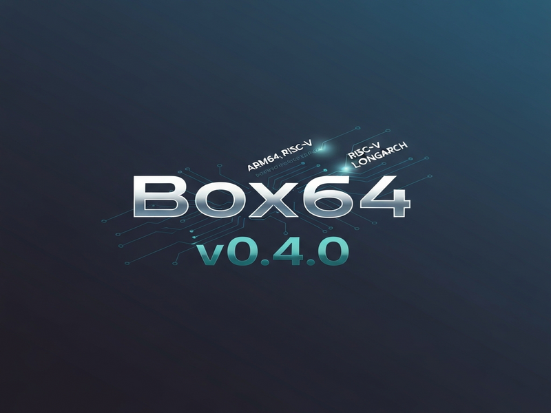 Box64 v0.4.0 release illustration