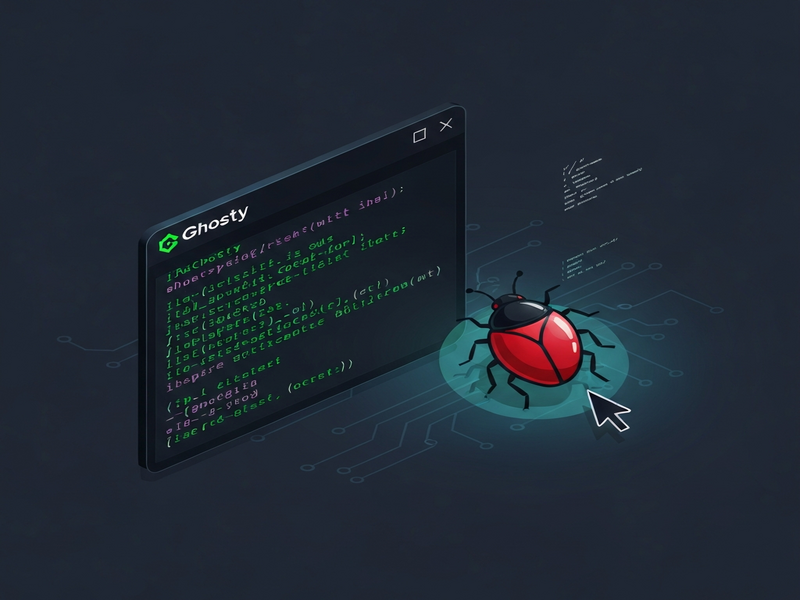 Ghostty discussion-first workflow illustration