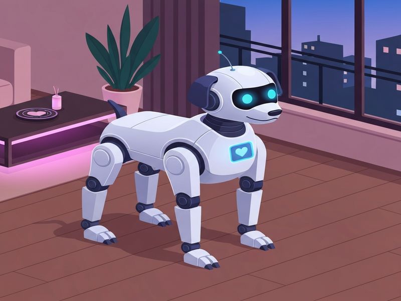 AI companion robots and robot pets displayed at CES 2026