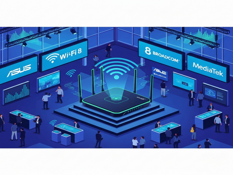Illustration of Wi‑Fi 8 concepts at CES 2026