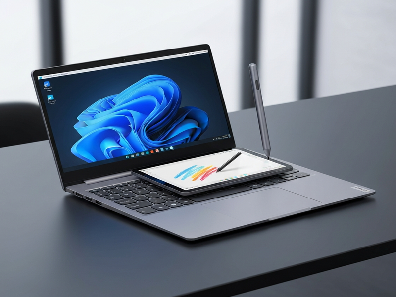Lenovo Yoga Pro 9i on display at CES 2026