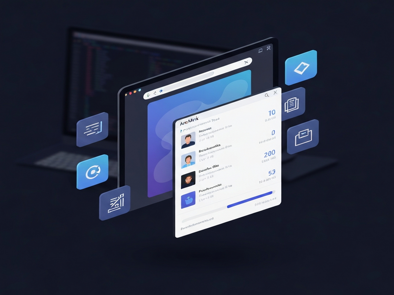 ArcMark macOS bookmark manager illustration
