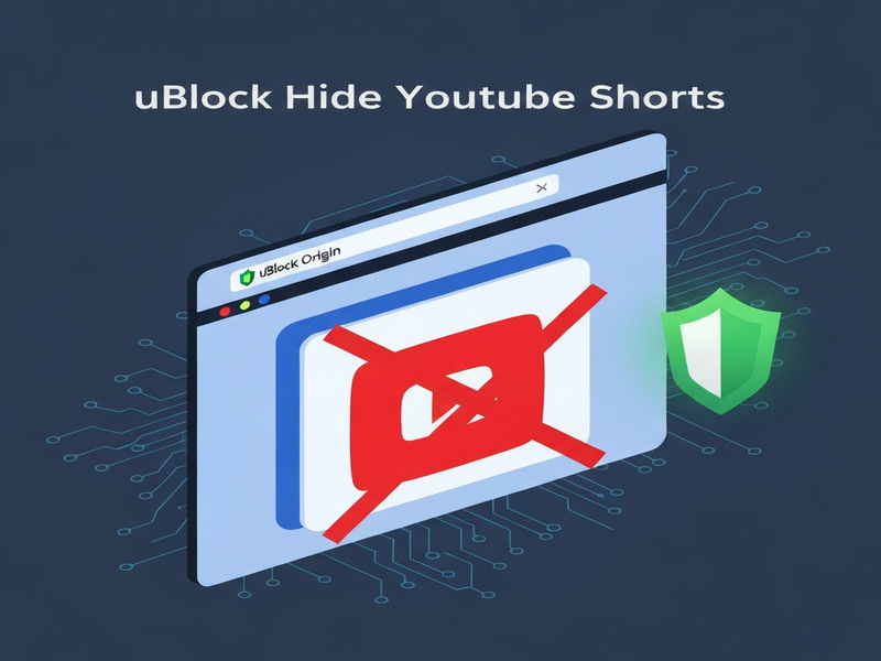 uBlock Hide YouTube Shorts preview