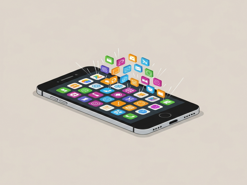 Illustration of Android app bloat affecting phone performance