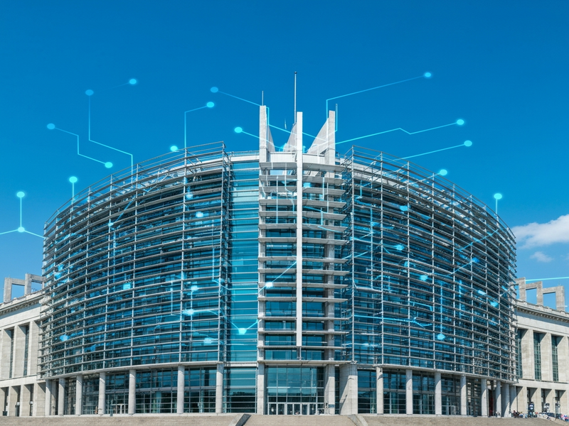 European Parliament AI ban illustration