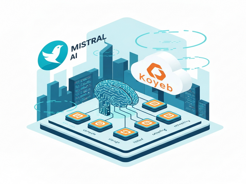Mistral AI acquires Koyeb illustration