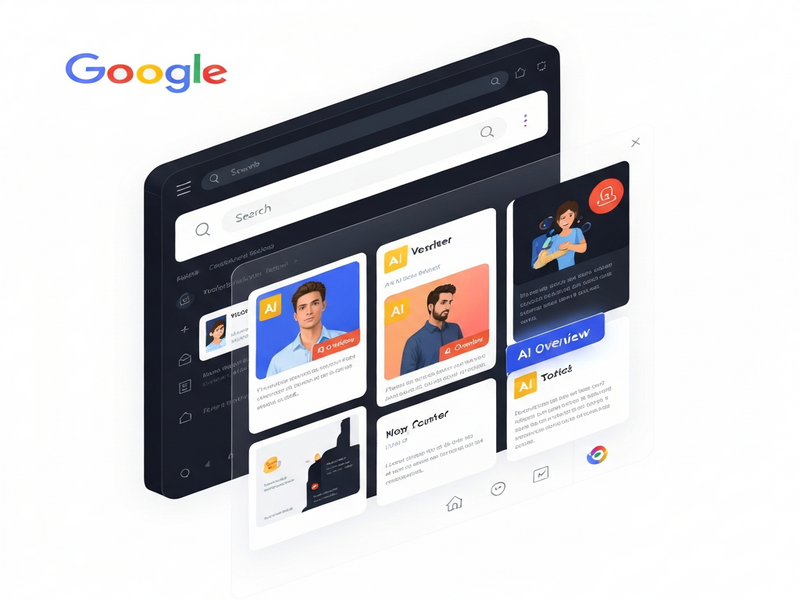 Google AI search UI changes
