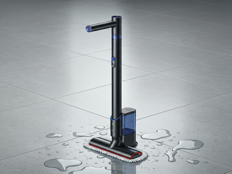 Dyson PencilWash cleaning under a sofa