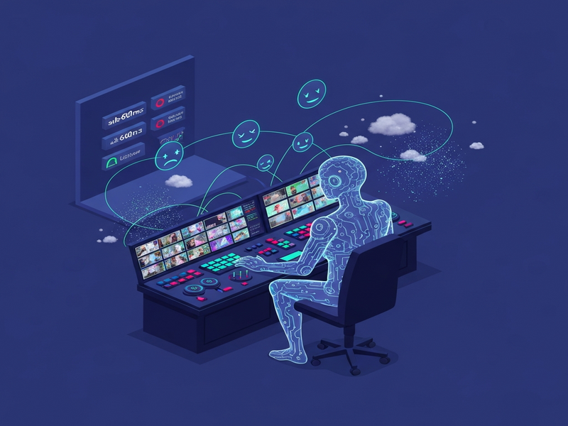 Phenix‑4 generative video AI illustration