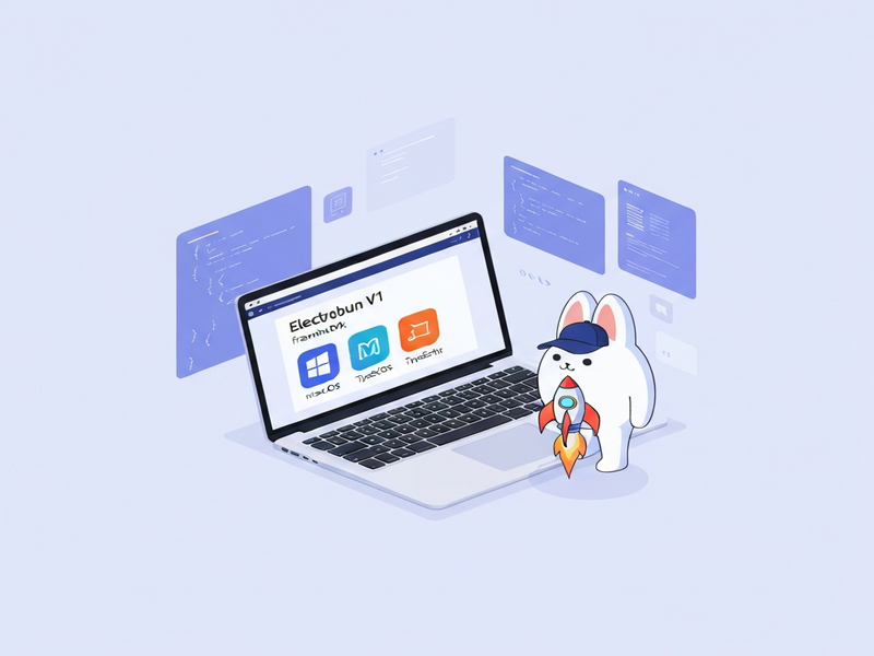 Electrobun v1 architecture diagram