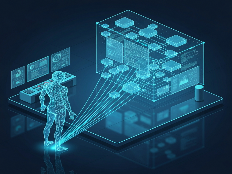 AI employee Epic illustration