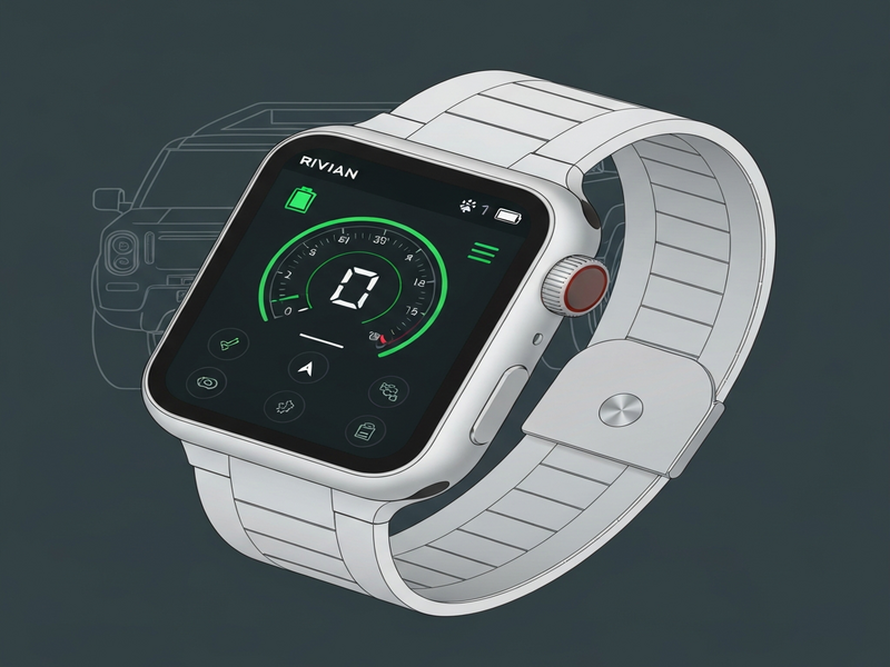 Rivian Apple Watch app preview