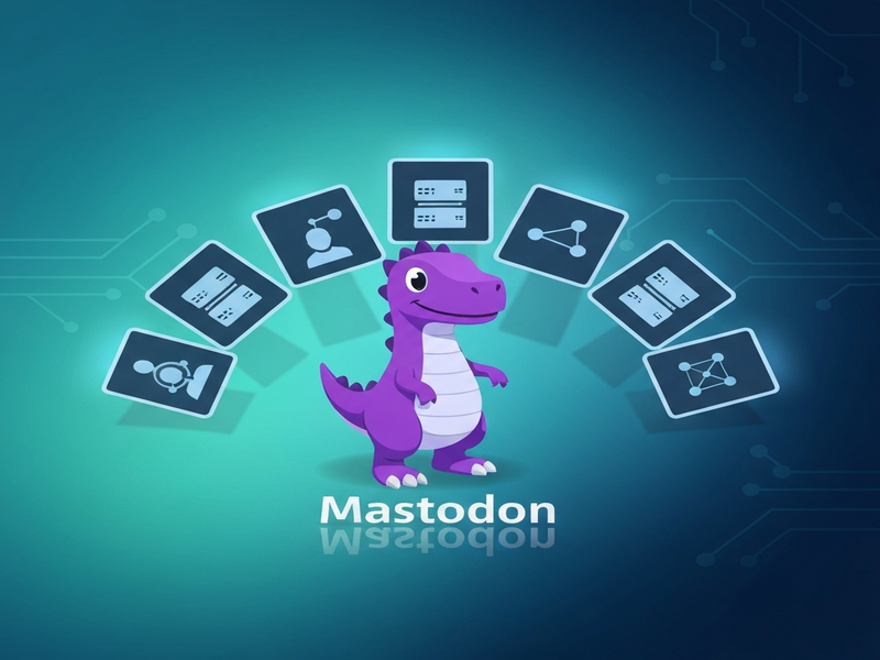 Mastodon server recommendation experiment illustration