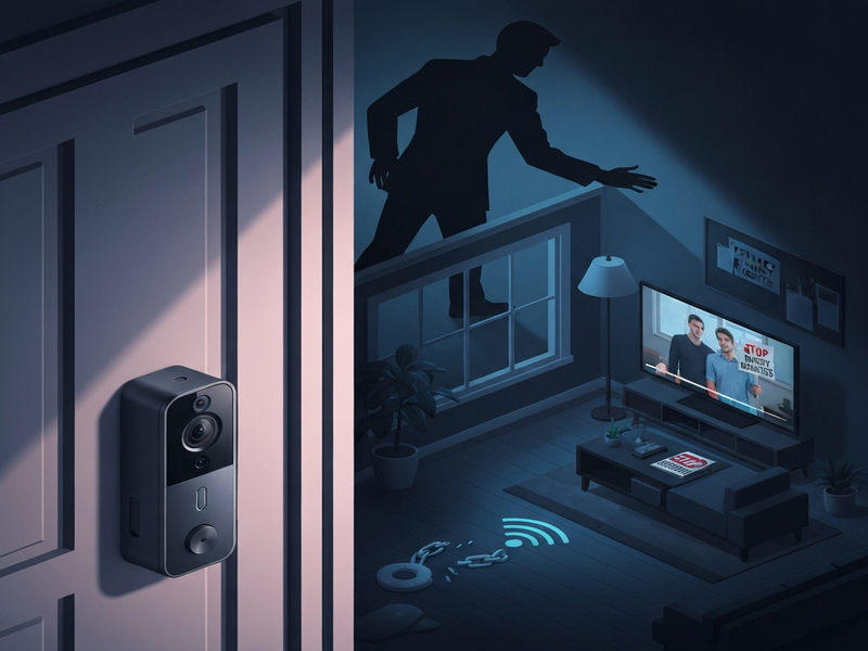 AI-powered smart home illustration