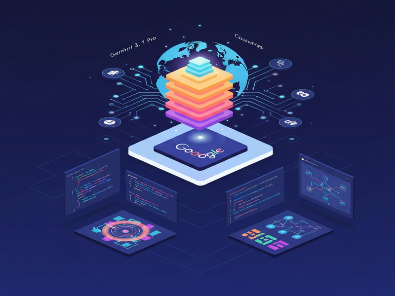 Gemini 3.1 Pro architecture illustration