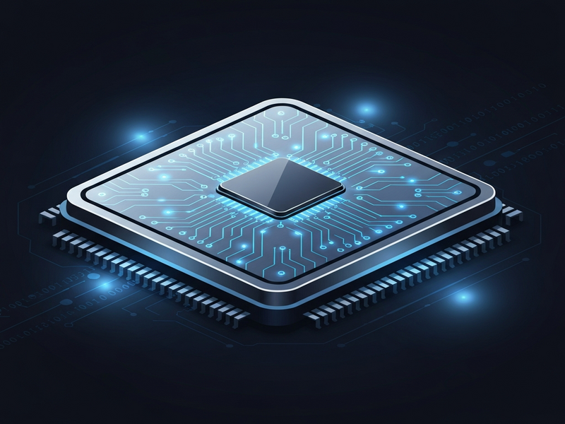 Google Titan chip concept illustration