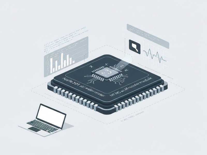 Apple Silicon accelerometer data visualization