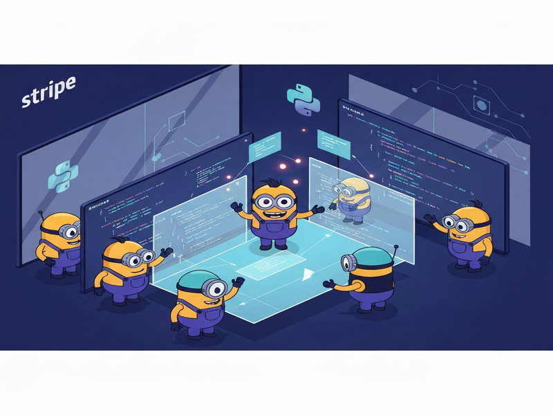 Stripe Minions AI coding agents illustration