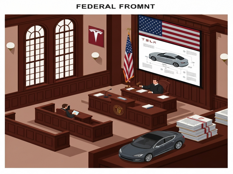 Tesla Autopilot verdict illustration