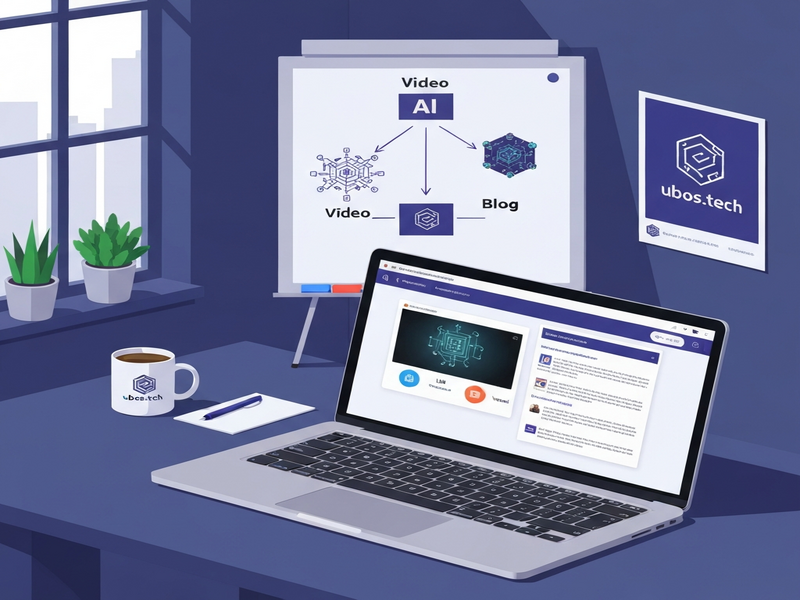 AI video to blog workflow