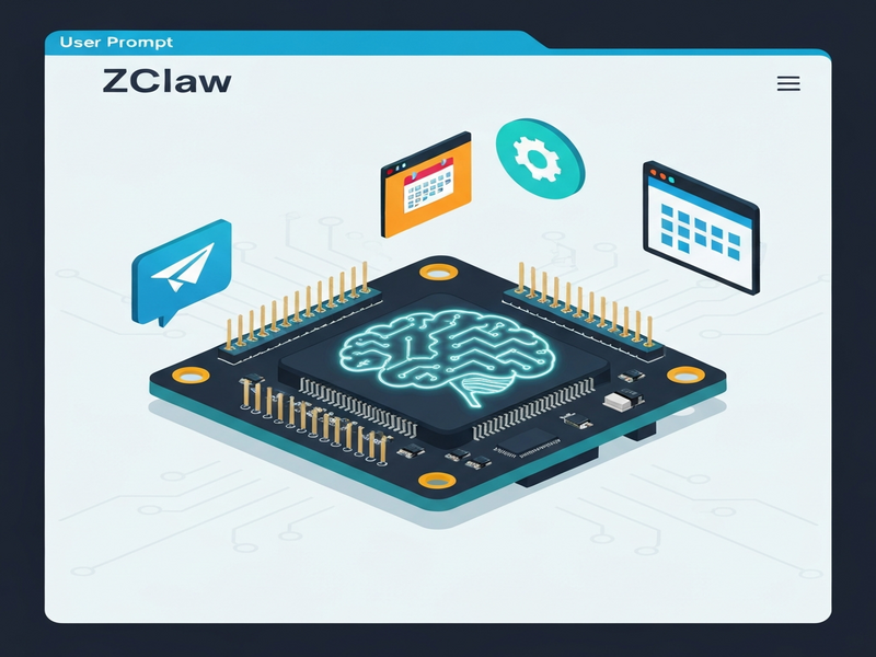 ZClaw ESP32 project illustration