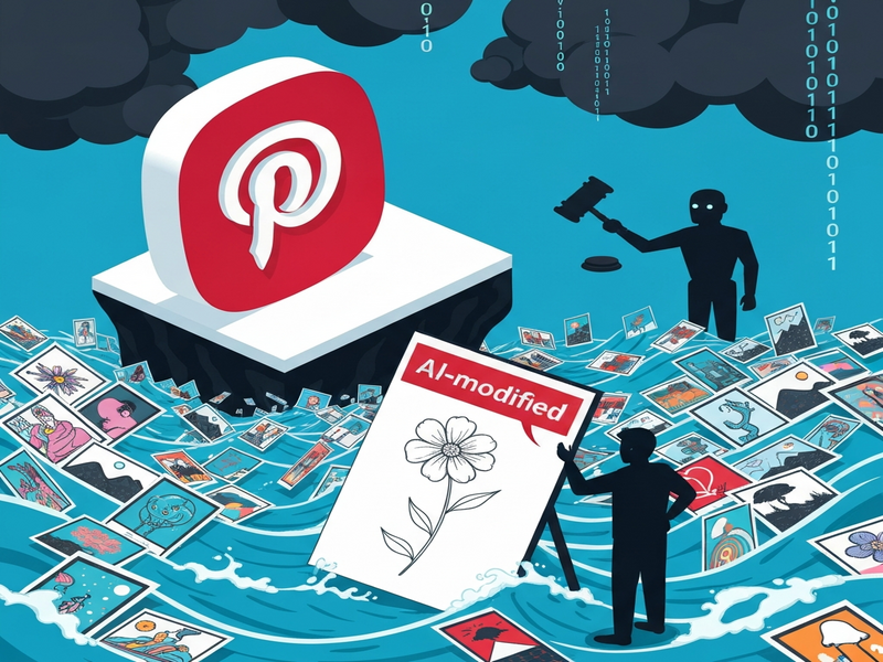 AI and art integration on Pinterest