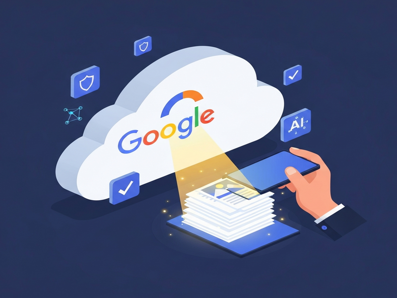 Google Drive scanner illustration