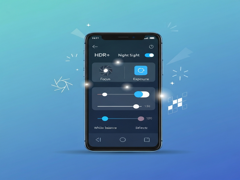 Pixel camera settings illustration