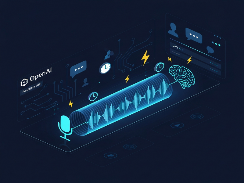 OpenAI Realtime API architecture diagram showing WebSocket flow, GPT‑4o processing, and AI agents