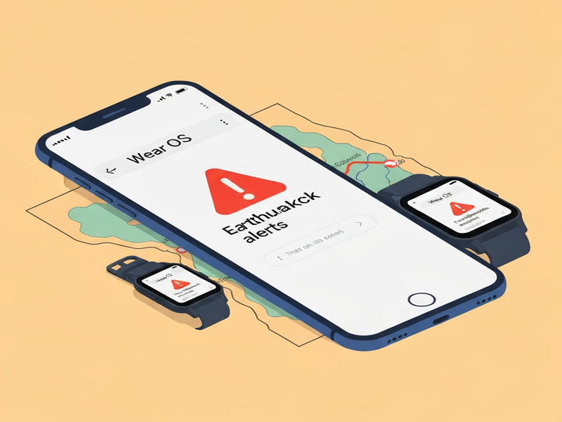Google Wear OS earthquake alert notification