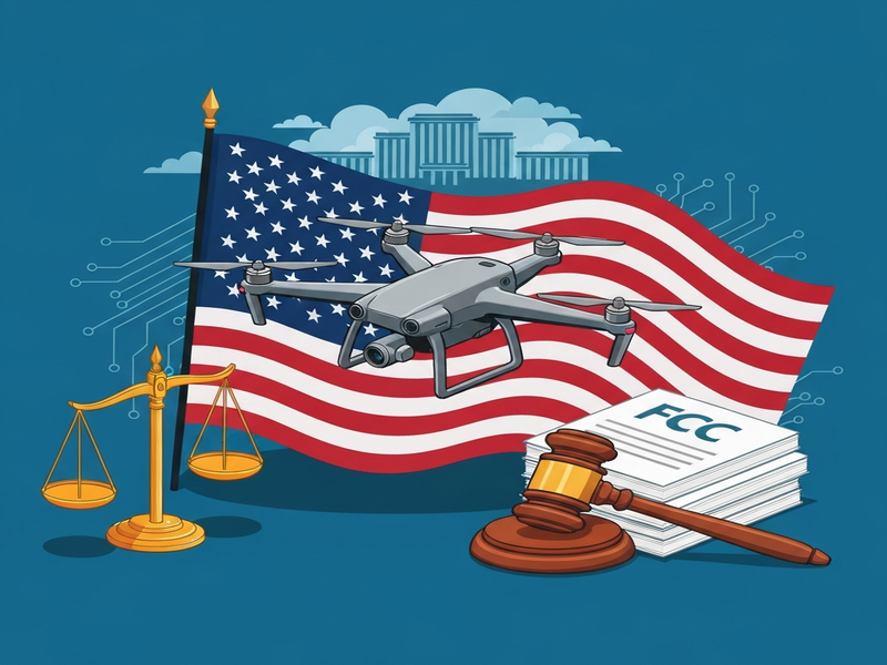 DJI vs FCC lawsuit illustration