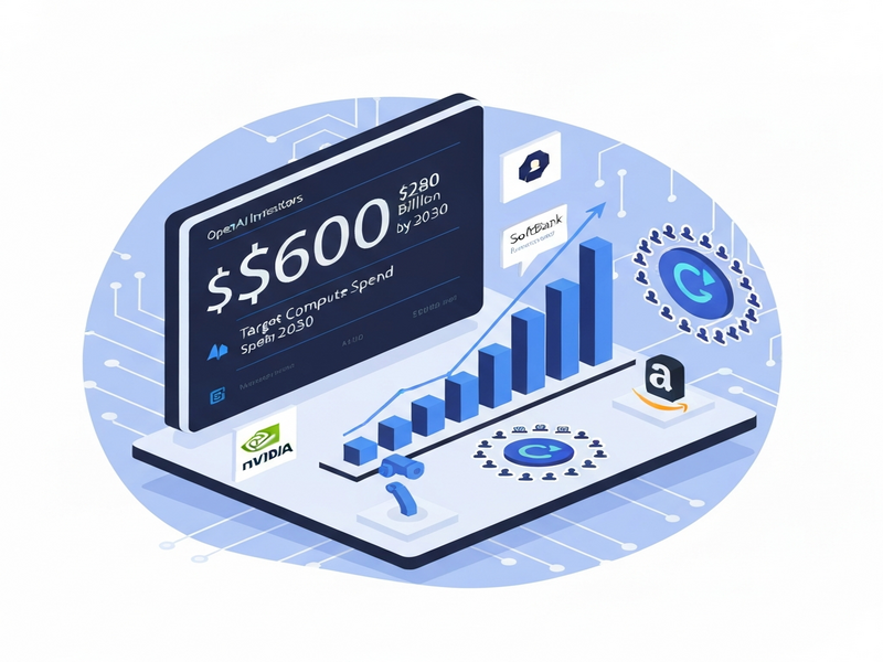 OpenAI spending forecast illustration