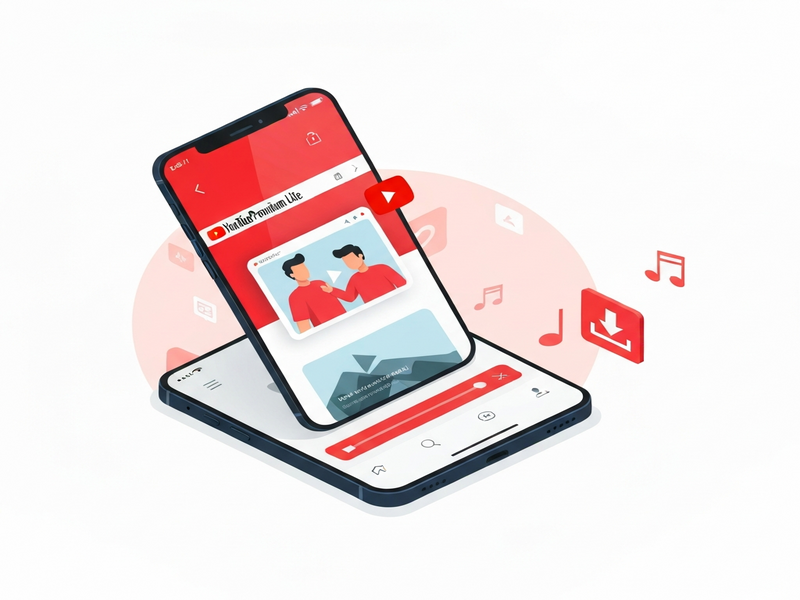 YouTube Premium Lite background play illustration