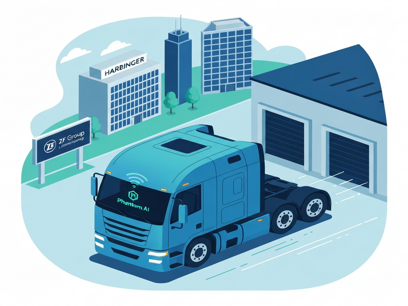 Harbinger electric truck equipped with Phantom AI technology