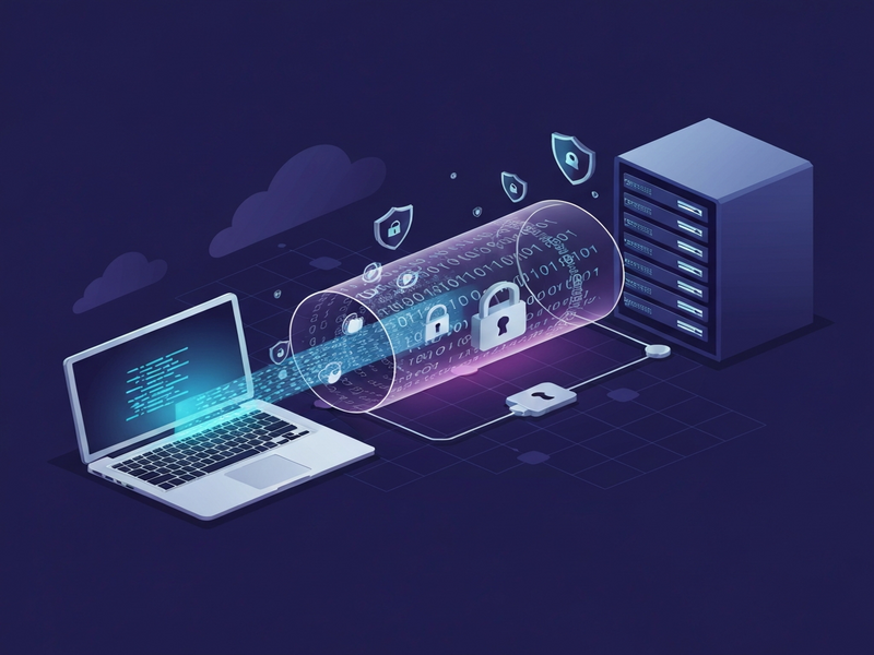 Illustration of encrypted point-to-point GPU access