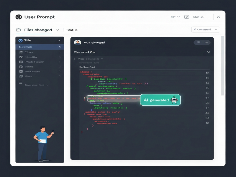GitHub AI contribution blame plugin illustration