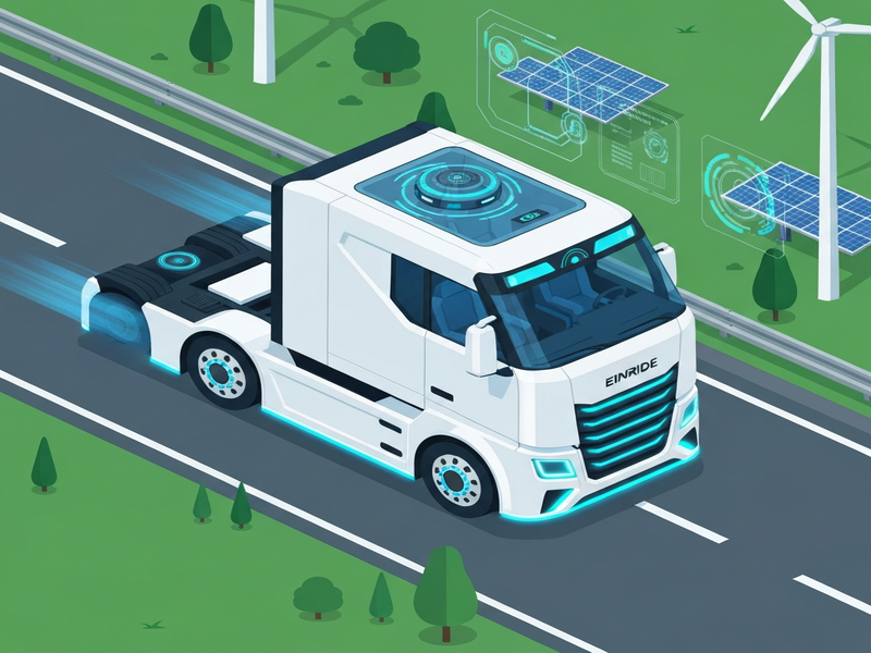 Einride autonomous freight trucks
