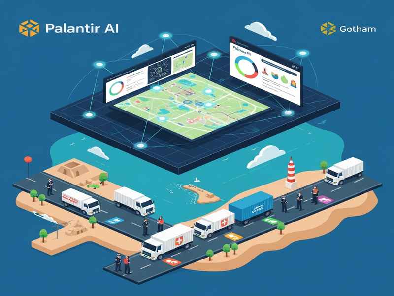 Palantir AI humanitarian aid in Gaza