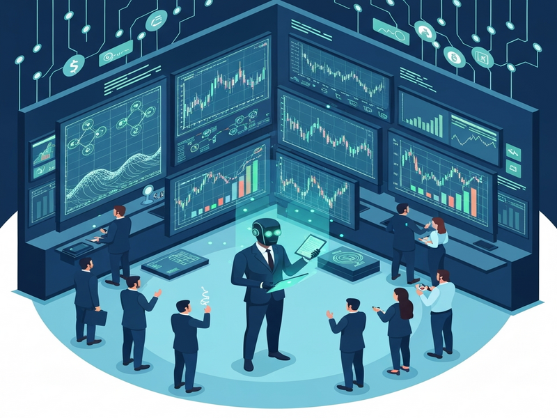 AI impact on Wall Street illustration