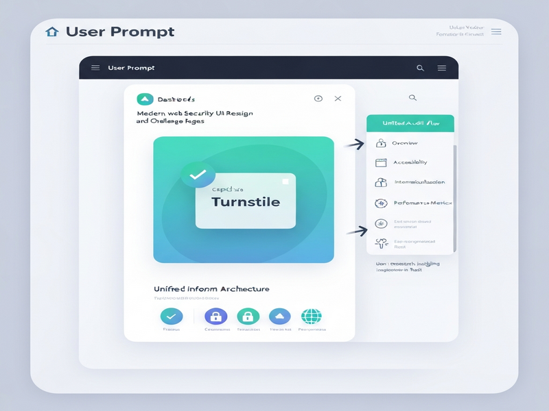 Turnstile UI redesign illustration
