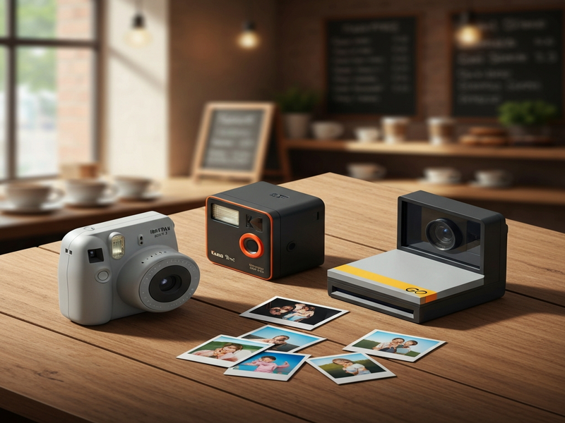 Instant camera collage