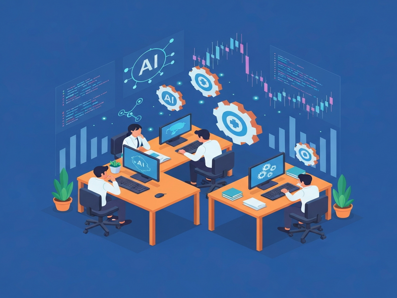 AI market impact illustration