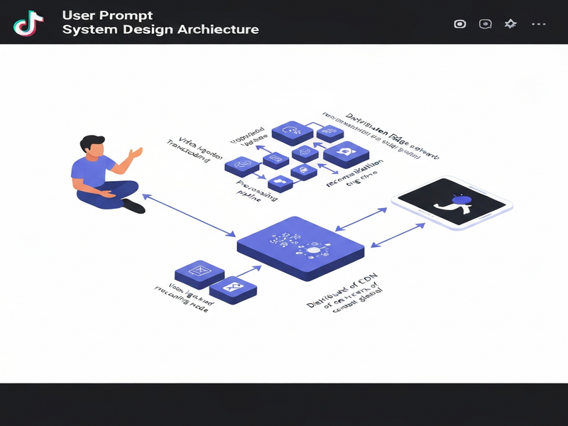 TikTok system design diagram