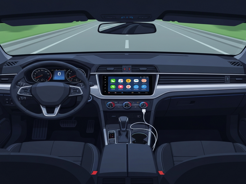 Android Auto integration illustration
