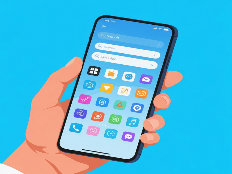 Android app discovery illustration