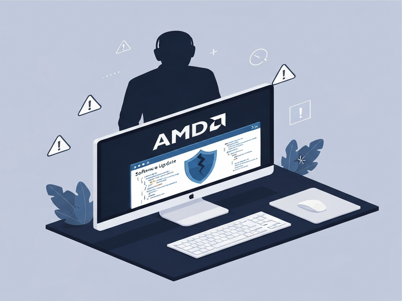 AMD AutoUpdate vulnerability diagram