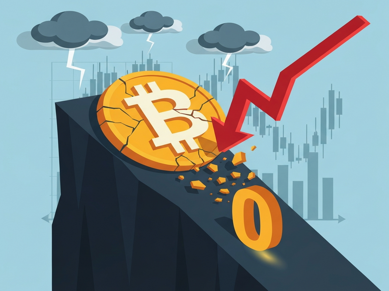 Bitcoin price analysis illustration